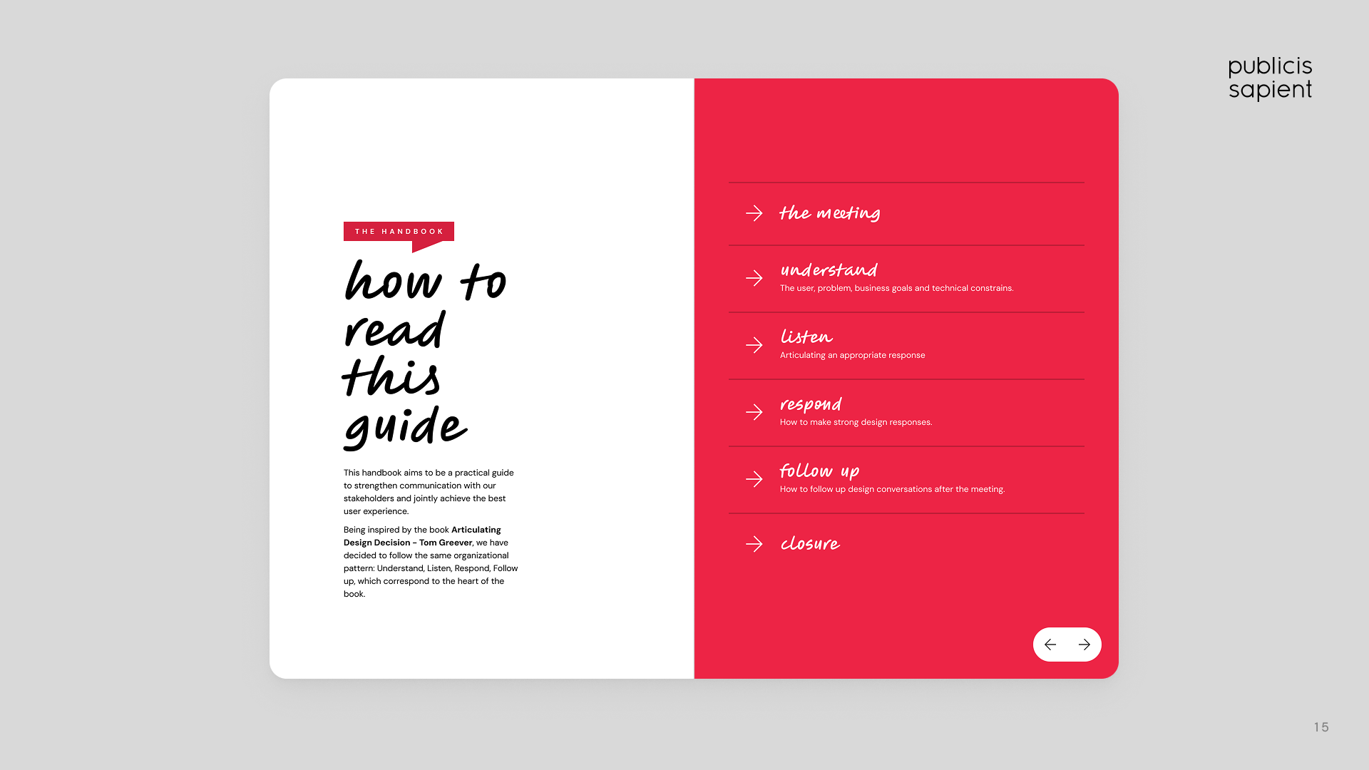 How to talk about designs (2)